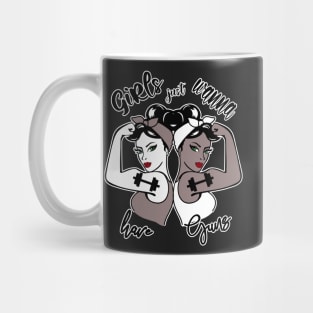 Girls just wanna have Guns, Gym Fitness Mug